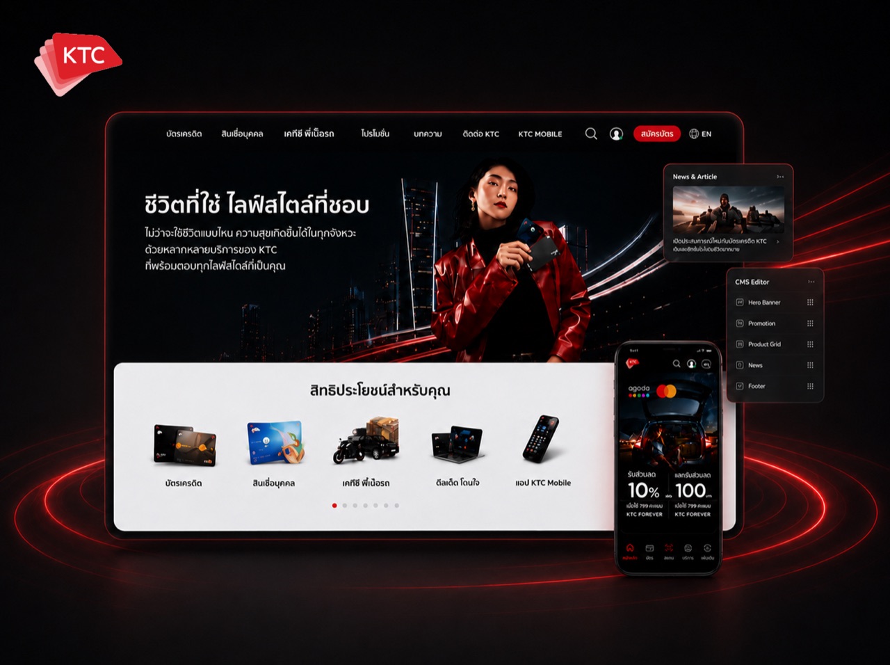 KTC Website & CMS Platform — Muze case study