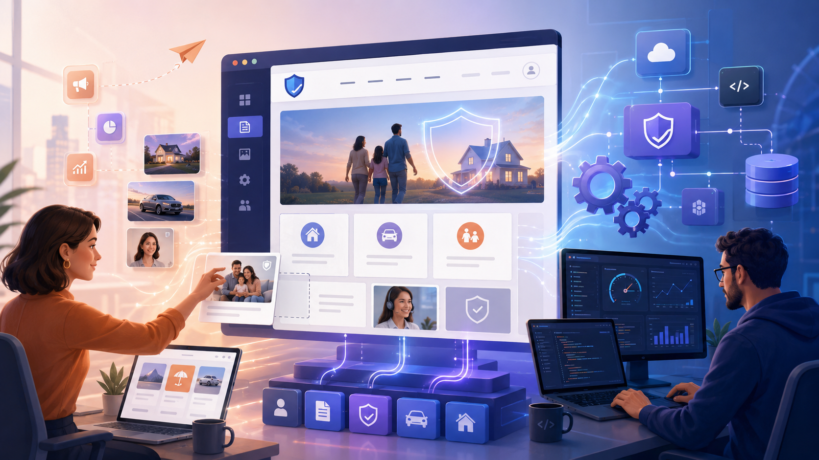 Headless CMS architecture letting marketing and developers work independently