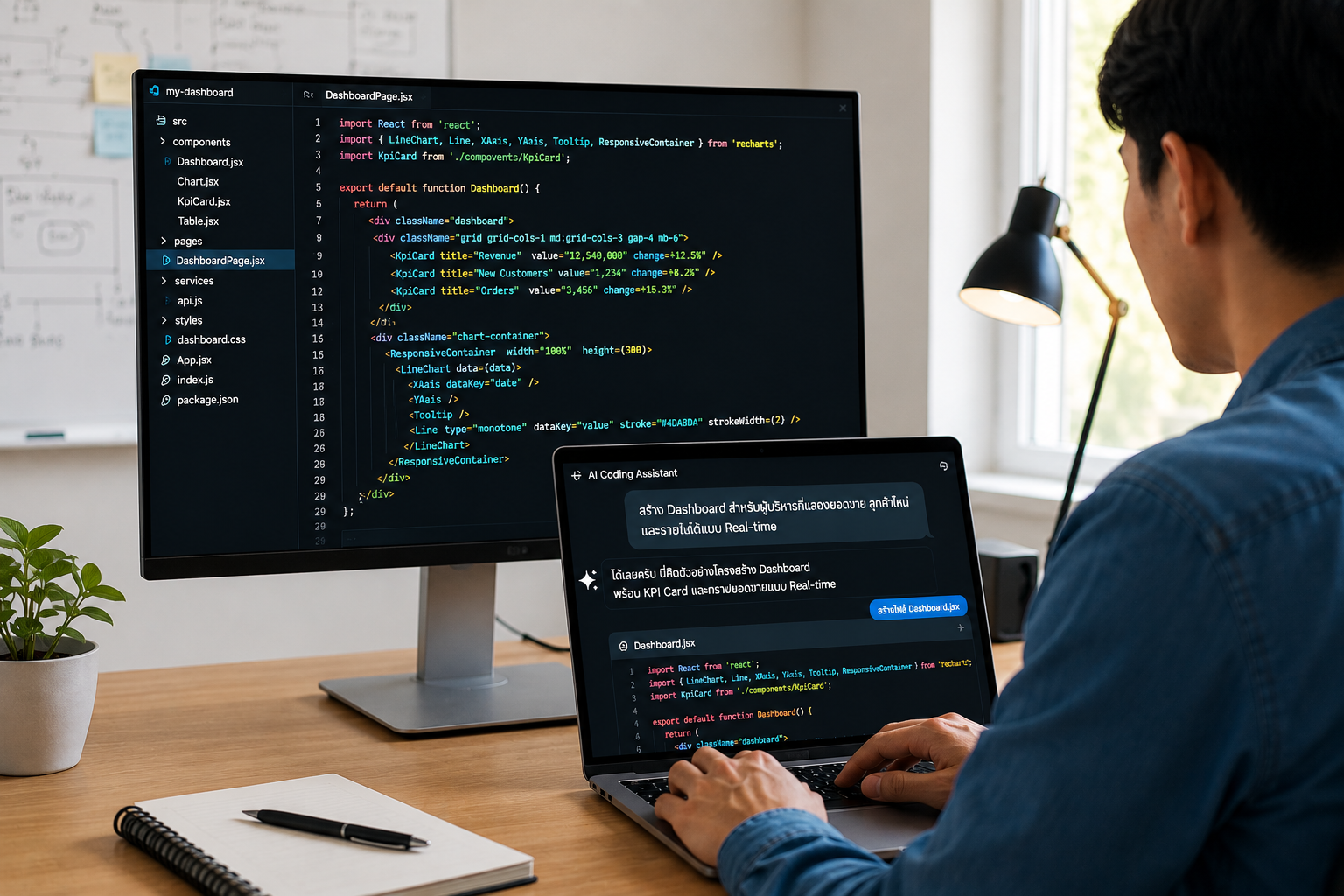 Vibe Coding — moving from writing code line by line to describing what you want in plain language